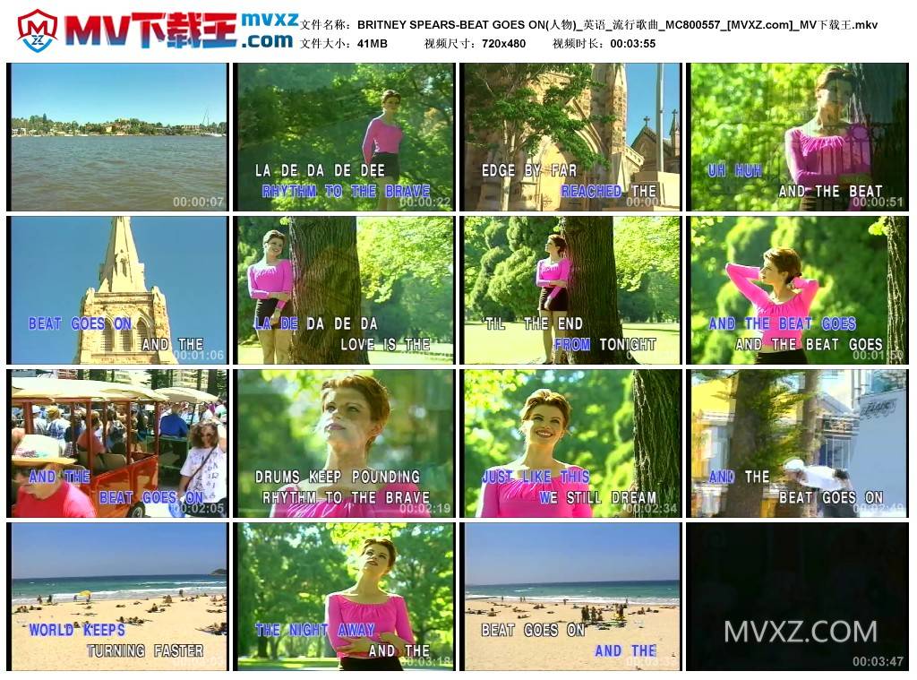 BRITNEY SPEARS-BEAT GOES ON(人物)_英语_流行歌曲_MC800557